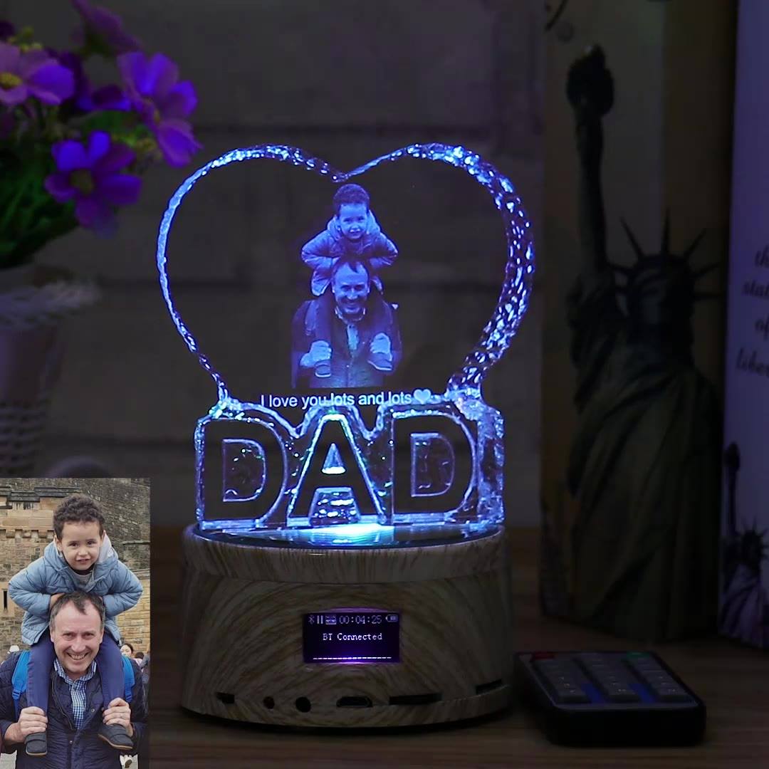 DAD - Bluetooth Foto Kristall Musik Licht